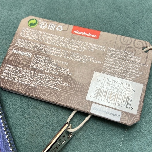 Loungefly The Legend of Korra Zip Around Wallet Brand New - Picture 3 of 6